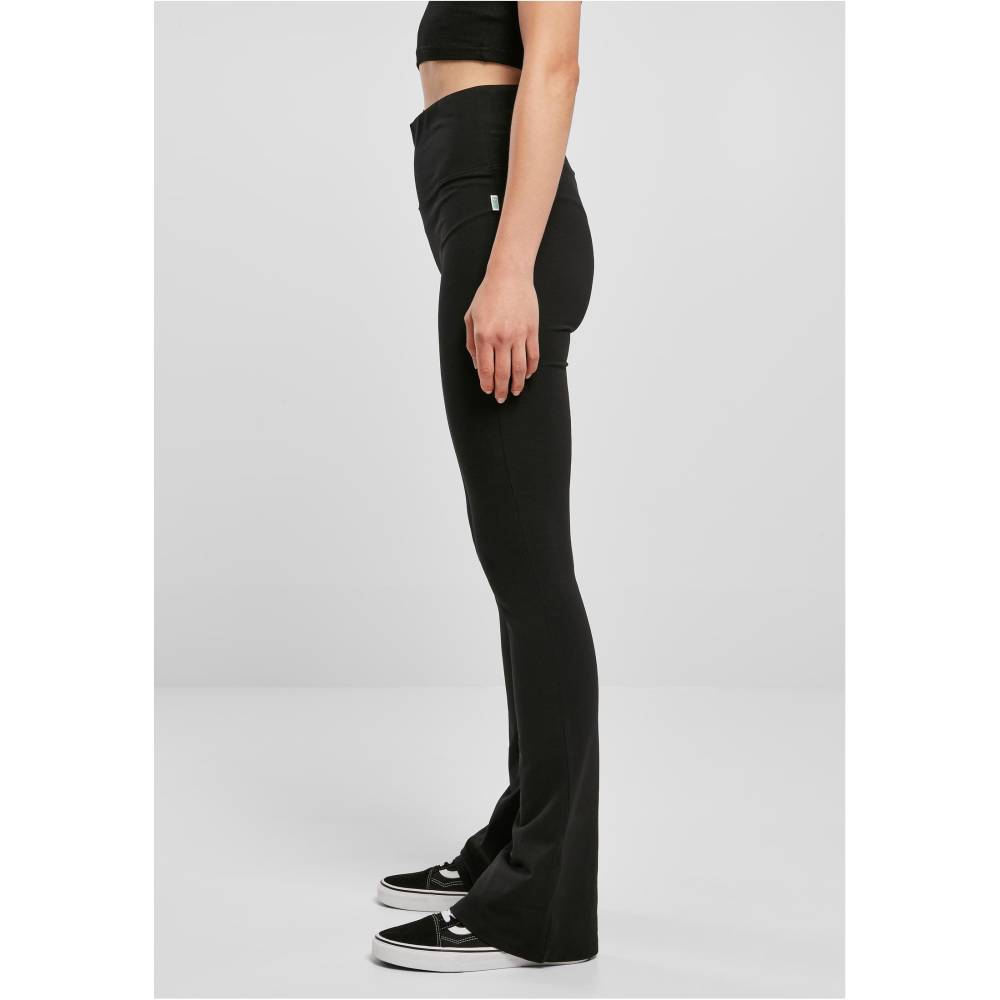 Urban Classics - Organic Stretch Jersey Bootcut Legging - Zwart
